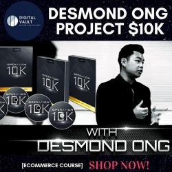 Desmond Ong - Project $10k [Ecommerce Course]